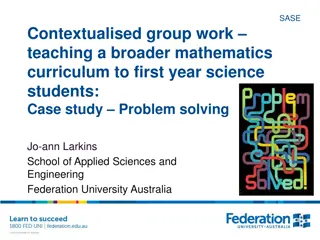 Incorporating Contextual Problem-Solving Techniques in Teaching Mathematics