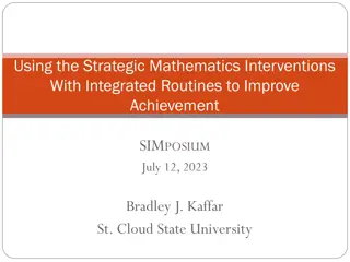 Effective Mathematics Interventions: Strategies for Improved Achievement