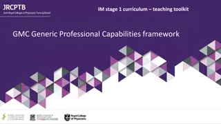 GMC Generic Professional Capabilities Framework