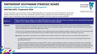 Update on Sickle Cell Community Support Program in South East London