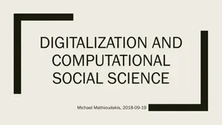 Digitalization and Computational Social Science