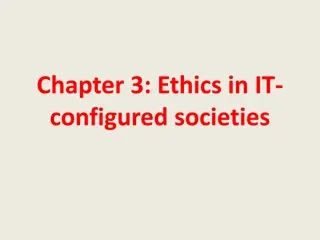 Ethics in IT Configured Societies