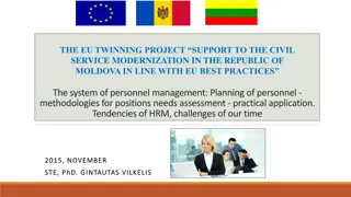 Civil Service Modernization in Moldova: HR Management Methodologies and Best Practices