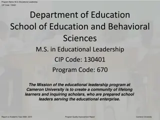 Educational Leadership Program at Cameron University: Empowering Leaders for Success