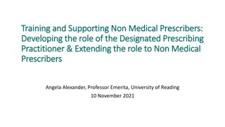 Supporting Non-Medical Prescribers: Competency Framework and Regulatory Changes
