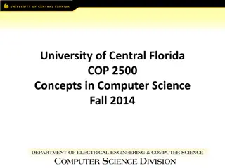 Computer Science Concepts at University of Central Florida