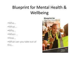 Blueprint for Mental Health and Wellbeing in Tasmanian Mining Industry