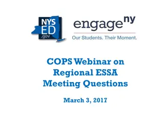 Updates on ESSA Rulemaking and Implications of Repeal
