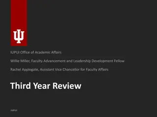 Guide to Third-Year Review for Pre-Tenure Faculty at IUPUI