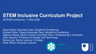 Creating an Inclusive STEM Curriculum: Improving Diversity and Representation