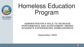 Enhancing Education for Students Experiencing Homelessness - Insights and Strategies