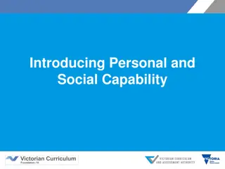 Developing Personal and Social Skills