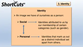 Social Identity and Personal Identity in Society