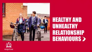 Recognizing Healthy and Unhealthy Relationship Behaviors