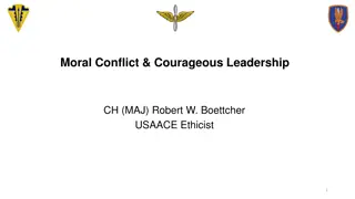 Leadership and Conflict Management: Cultivating Courage
