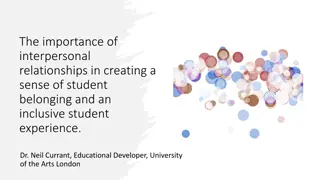 Fostering Student Belonging through Relationships