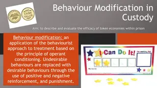 Token Economies and Behavior Modification in Prison Settings