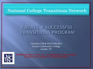 Building Bridges to Success: Strengthening Postsecondary Transition for Students
