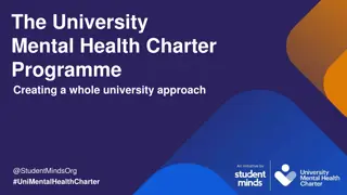 University Mental Health Charter Programme: Creating a Whole-University Approach