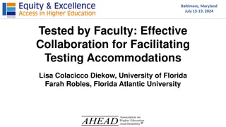 Effective Collaboration for Testing Accommodations in Baltimore Conference 2024