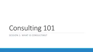 The World of Consulting