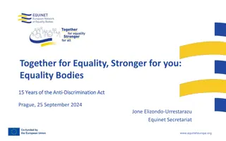 Promoting Equality: Role and Impact of Equality Bodies