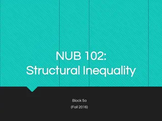Structural Inequality and Social Institutions