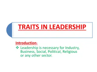 Key Traits in Effective Leadership for Success