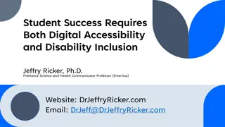 Student Success Requires Digital Accessibility and Disability Inclusion