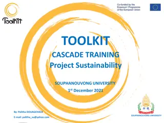 Sustainability Project Training at Souphanouvong University