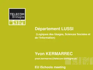 LUSSI Department at iSchools Meeting: Research, Teaching, and Collaborations