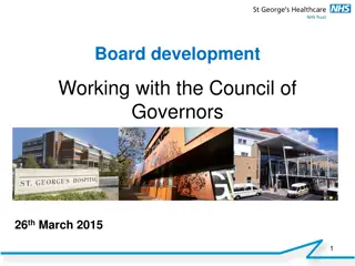Role and Duties of Council of Governors in Governance Models