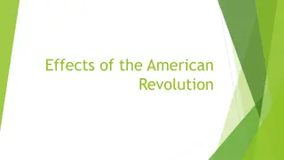 Impact of the American Revolution: Political, Economic, and Social Effects