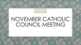 November Catholic Council Meeting Highlights - Belonging and Safety Measures