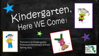Pinewood Elementary School - Kindergarten Transition Information Spring 2024
