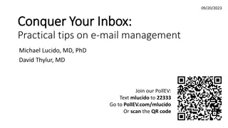 Practical Tips for Effective Email Management in Academic Settings
