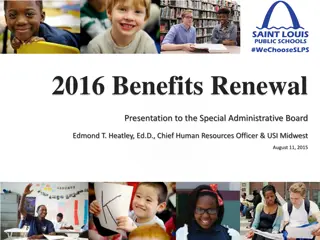 2016 Benefits Renewal Presentation Summary