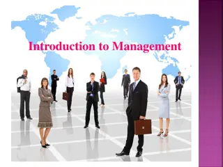 The Fundamentals of Management