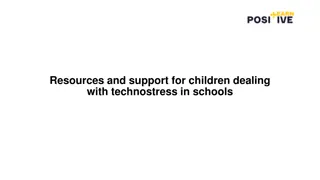 Addressing Technostress in School Settings