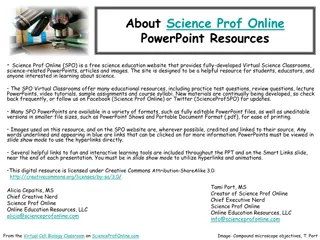 Free Science Education Resources and PowerPoints - Science Prof Online