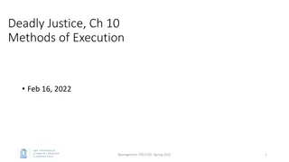 Methods of Execution: A Historical Overview