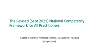 National Competency Framework Update September 2021