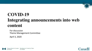 Integrate COVID-19 Announcements for Effective Task Completion