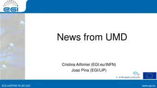 Latest News on UMD Software Provisioning and Decommissioning Updates