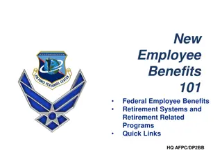 Federal Employee Benefits Overview: Health, Retirement, and Insurance Programs