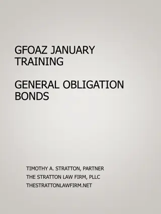 G.O. Bond Elections and Voter Information Pamphlets