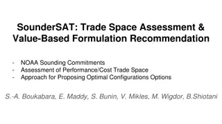 SounderSAT Trade Space Assessment and NOAA Sounding Commitments