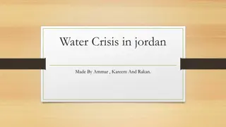 Addressing the Water Crisis in Jordan: Causes, Consequences, and Solutions