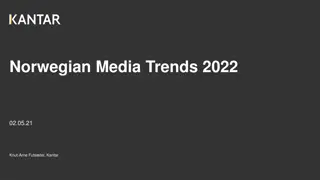 Norwegian Media Trends 2022: Digital Transformation and Audience Shifts