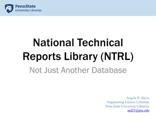 Unlocking the Potential of National Technical Reports Library